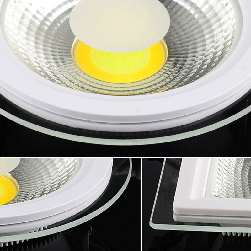 Leopard Cat LED Downlight 7W 10W 15W 25W COB Lamp Warm white + blue light + purple light 220V Spotlight Recessed Round Panel Light Indoor Lighting Down Light with Driver