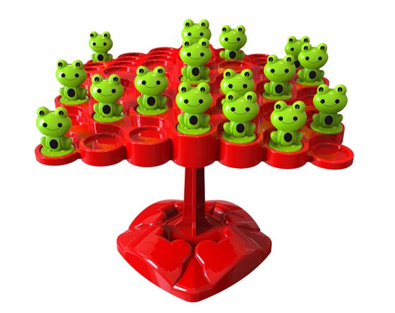 Montessori Math Toy Balancing Board Puzzle For Kids Frog Balance Tree Educational Parent-child Interaction Tabletop Game Toys