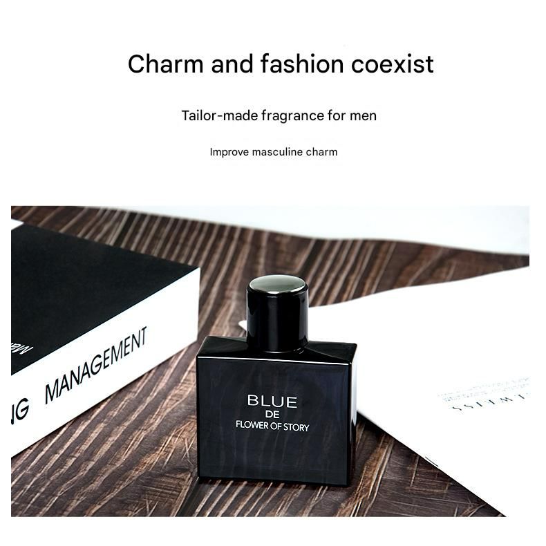 Flower Story Azure Men's Perfume - Long-Lasting Light Fragrance Ocean Note Cologne