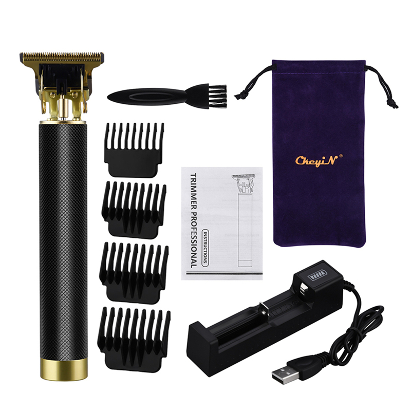 USB T-Outliner T9 Trimmer Men Barber Haircut Baldheaded Hair Trimmer Cordless Hair Cutting Machine Beard Electric Hair Cut
