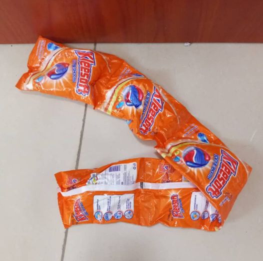 Kleesoft Long Lasting Deep Cleaning Washing Powder 80gx5pcs 