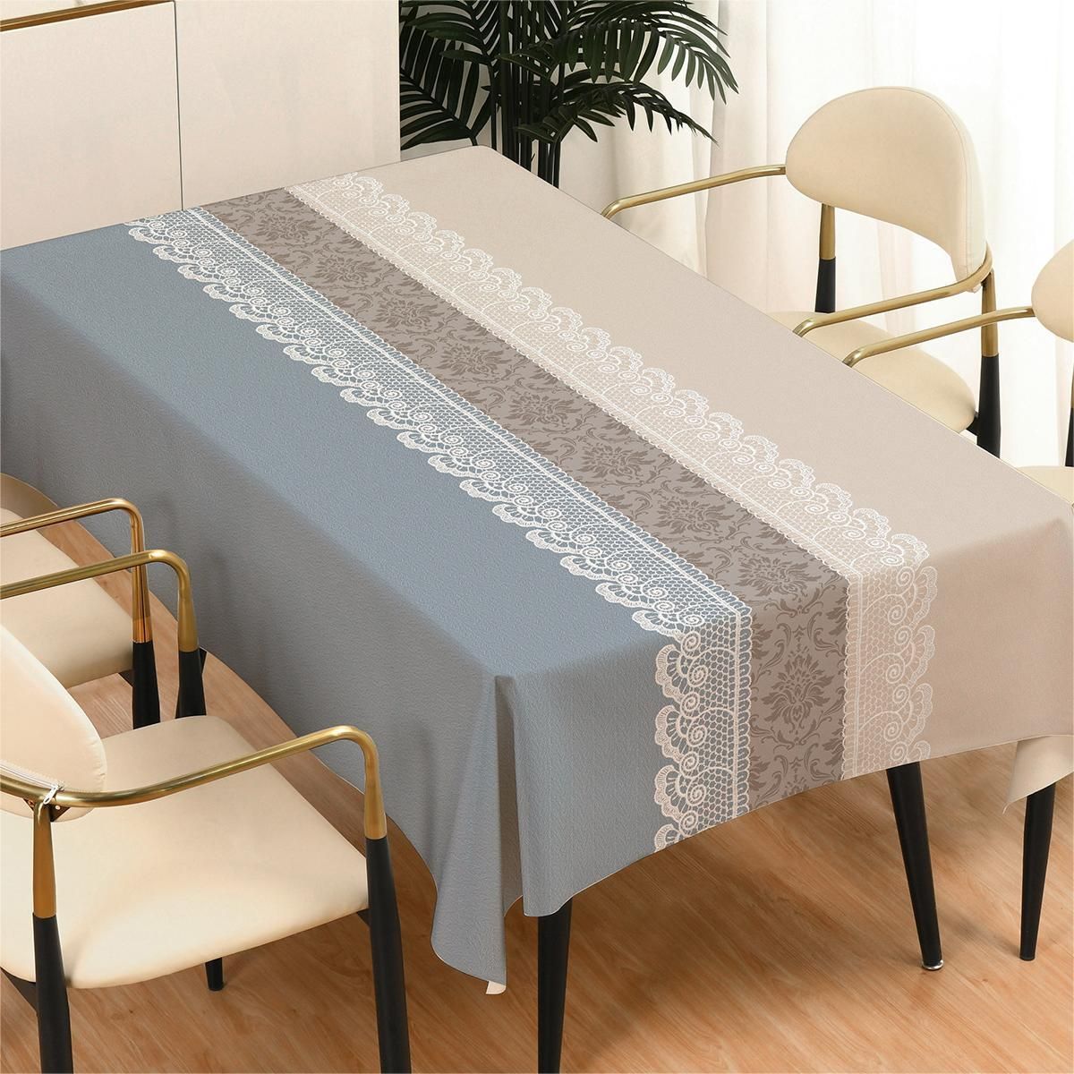 AB-9901 Waterproof and Oil Resistant Tablecloth, Household Long Square Tablecloth