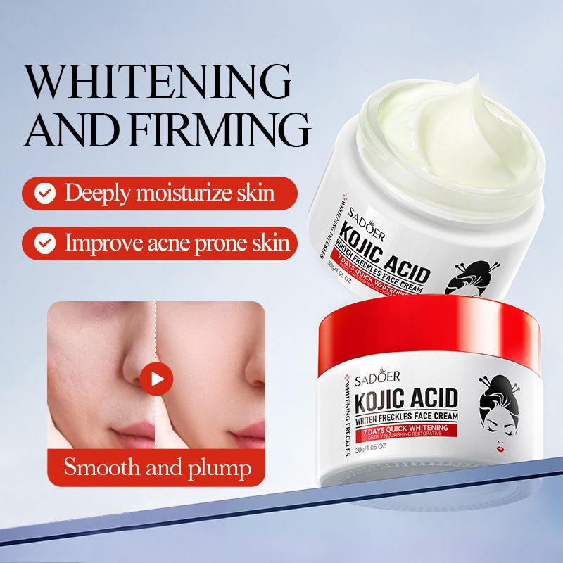 Kojic acid whitening and anti-freckle cream,Brightening and rejuvenating skin to remove melanin cream,whiten freckles face cream,kojic acid face cream