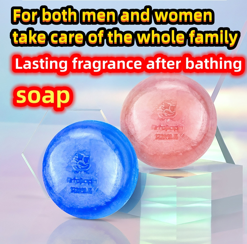 Men's and women's bath perfume soap CRRshop free shipping hot sale Amino acid gilded fragrance Hand made soap Face essential oil soap Cherry blossom cleansing bath perfume soap leaves fragrance lasting unisex beauty body care cleanser Cherry fragrance and Ocean fragrance