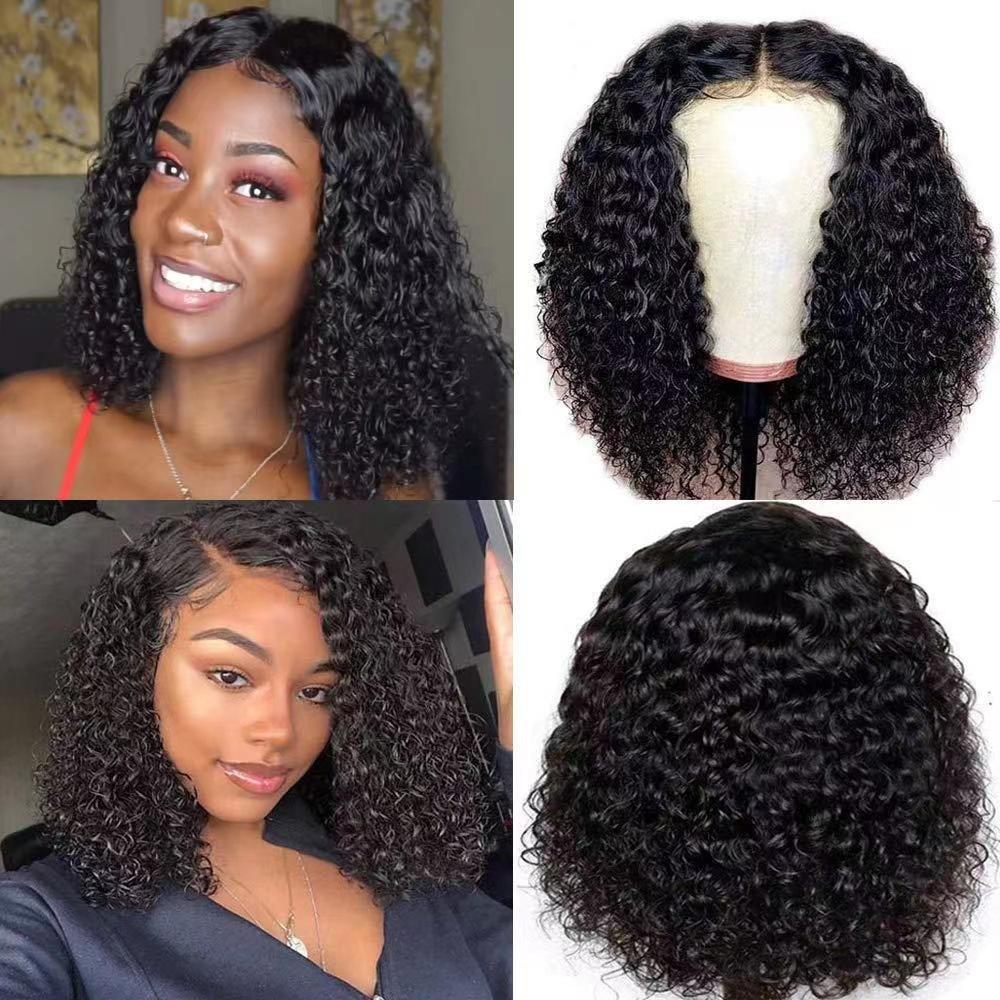  Fluffy Small Curly Explosion Wig, Heat Resistant Synthetic Full Wig, European American Retro Style Curly Hairpiece for Women Daily Beauty Styling