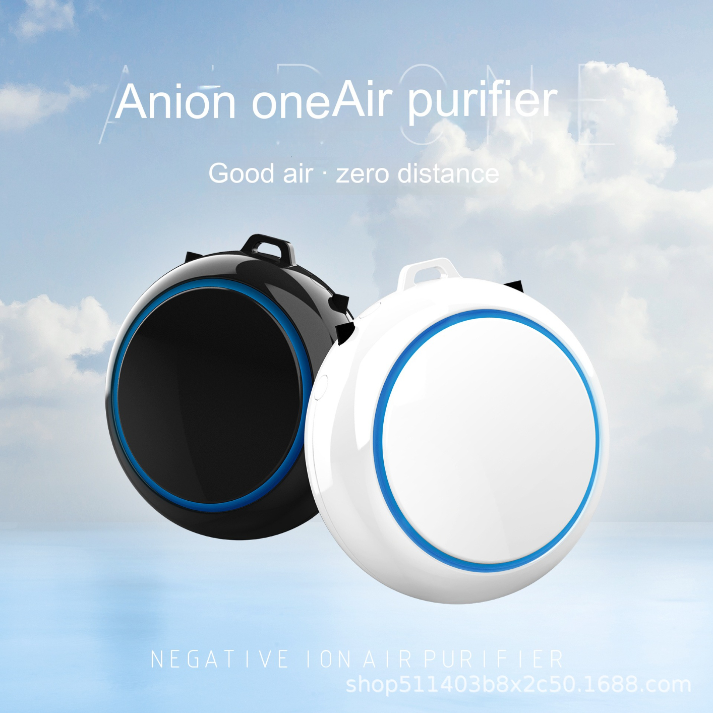 USB Portable Wearable Air Purifier Personal Mini Air Necklace Negative Ion Air Freshener No Radiation Low Noise for Adult Kid