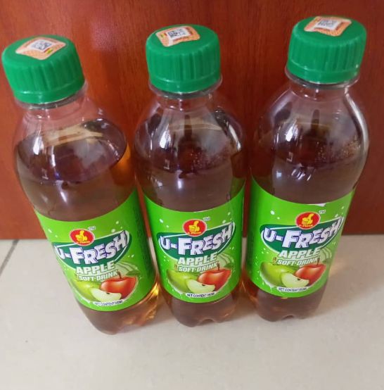 U-Fresh Carbonated ALL Flavors Soft Drink 350ml