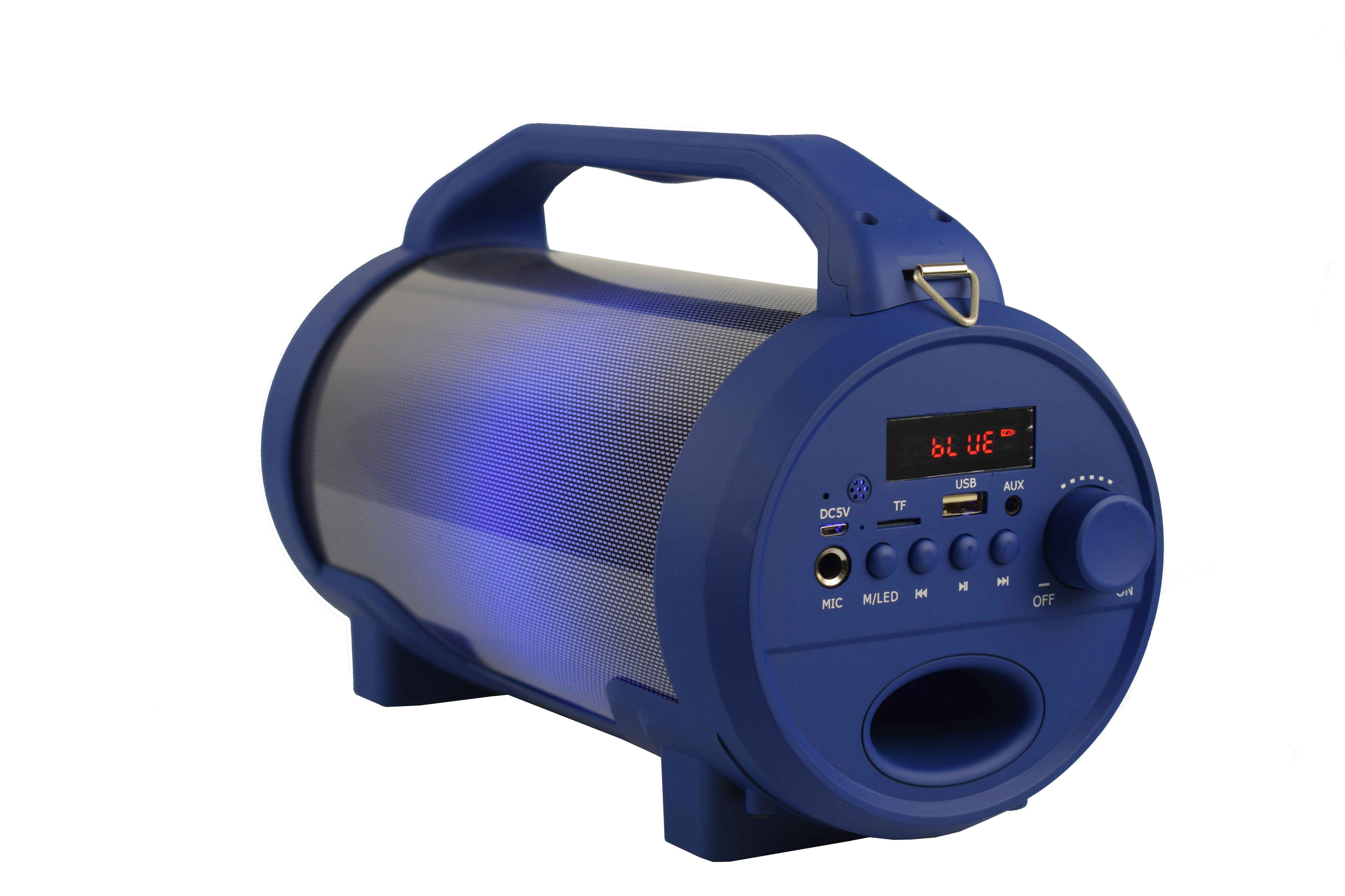 A Portable Bluetooth Sound That Comes In Black Red Blue