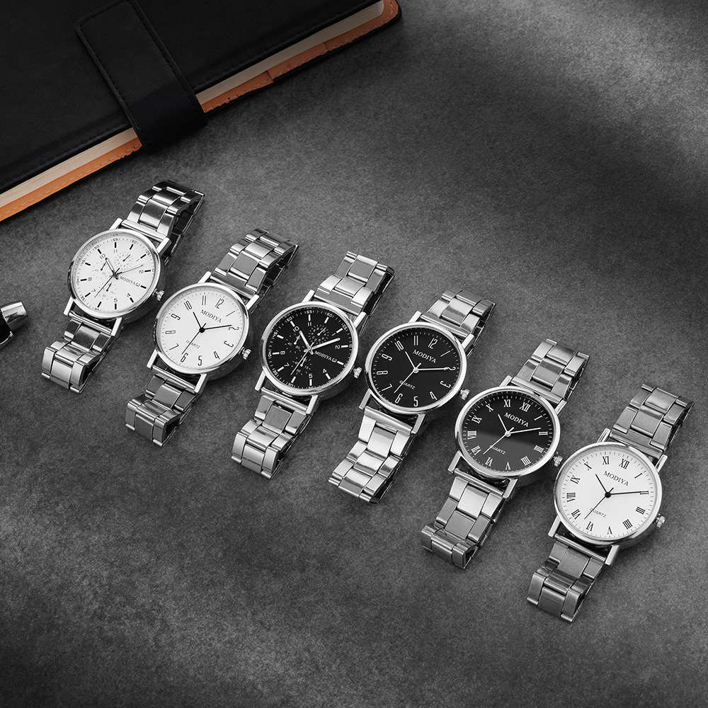 GD253-J Round Alloy Band Quartz Men Watch Fashion Business Watch Simple Style Watch 38MM