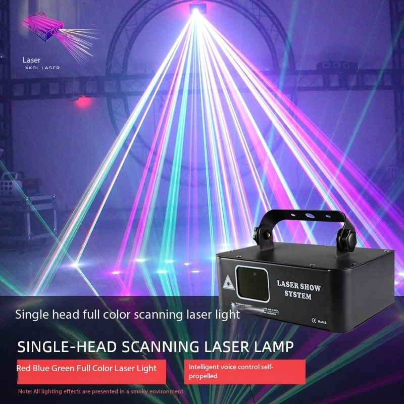 Party Lights Dj Disco Lights, Strobe Stage Light Sound Activated Laser Llights Projector with Remote Control for Parties Bar Birthday Wedding Holiday Event Live Show Xmas Decorations Lights