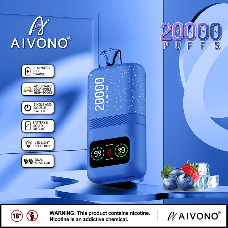 1 pcs 20K Vape-20000 puffs Vape Disposable e-cigarette Puffs 5% or 2% 20000 puffs Cool Mint OEM 600~25K PUFFS