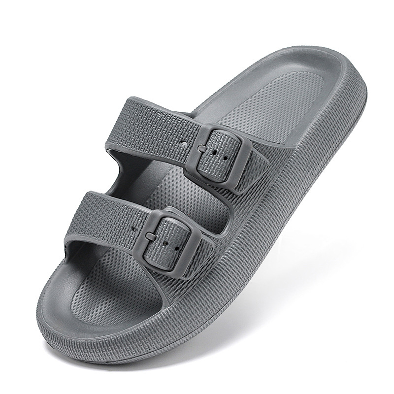 2885 sandals cloud slide ladies men, quick-drying buckle sandals non-slip open-toe double strap slippers