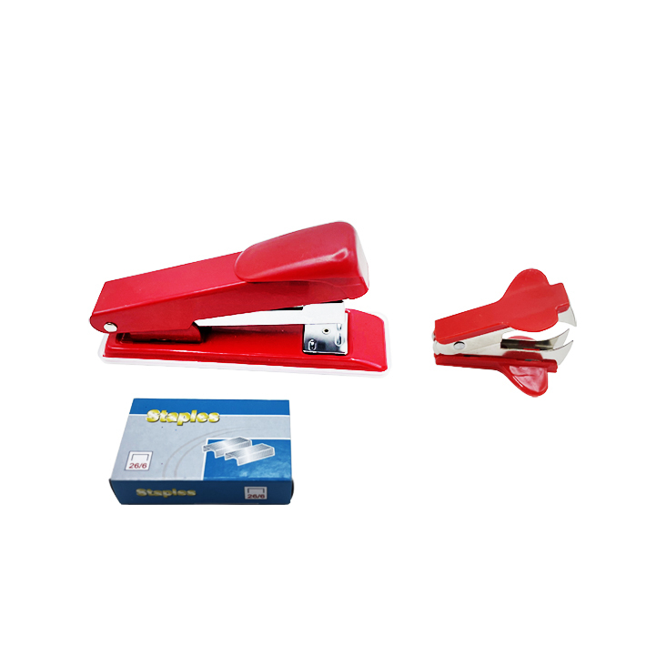 CY03C-3 3PCS Stapler Set Stapler+Staple Remover+Staples Office and School Use Office Stationery