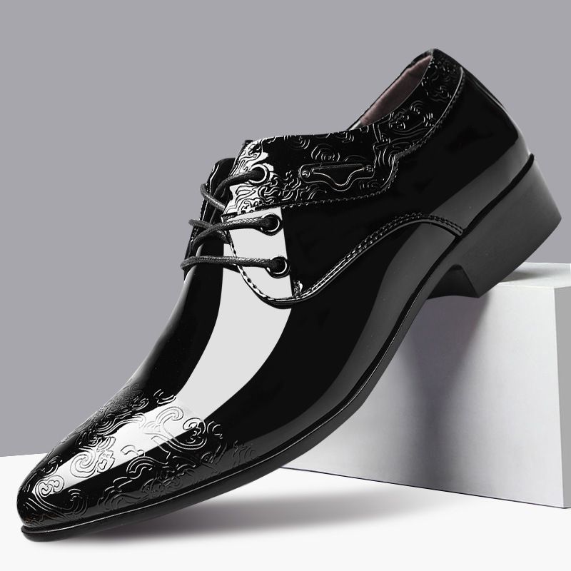 Summer new leather shoes men large size business formal casual shoes wedding lace-up men's shoes 9923