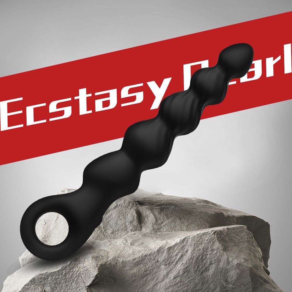YY810 Anal Beads Sex Toys for Men, Anal Vibrator with Pull Ring Design Adult Toys Prostate Massager with 2 Powerful Motors & 12 Vibrating Modes, Male Sex Toys Dildo Anal Butt Plug for Men Women Couples
