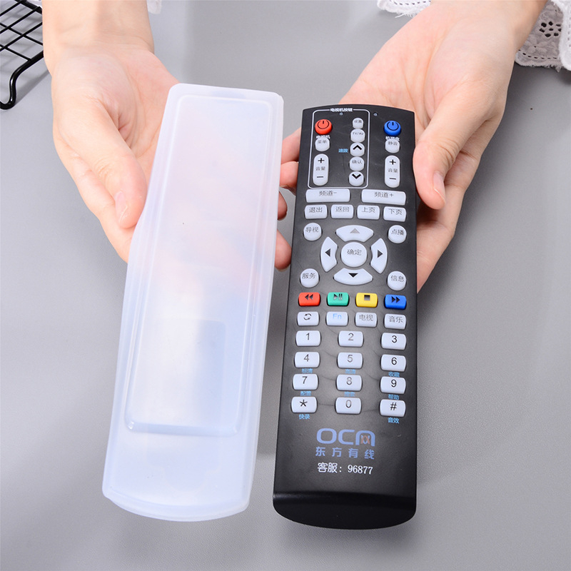 Air conditioner TV silicone remote control protector remote control cover storage bag dust cover