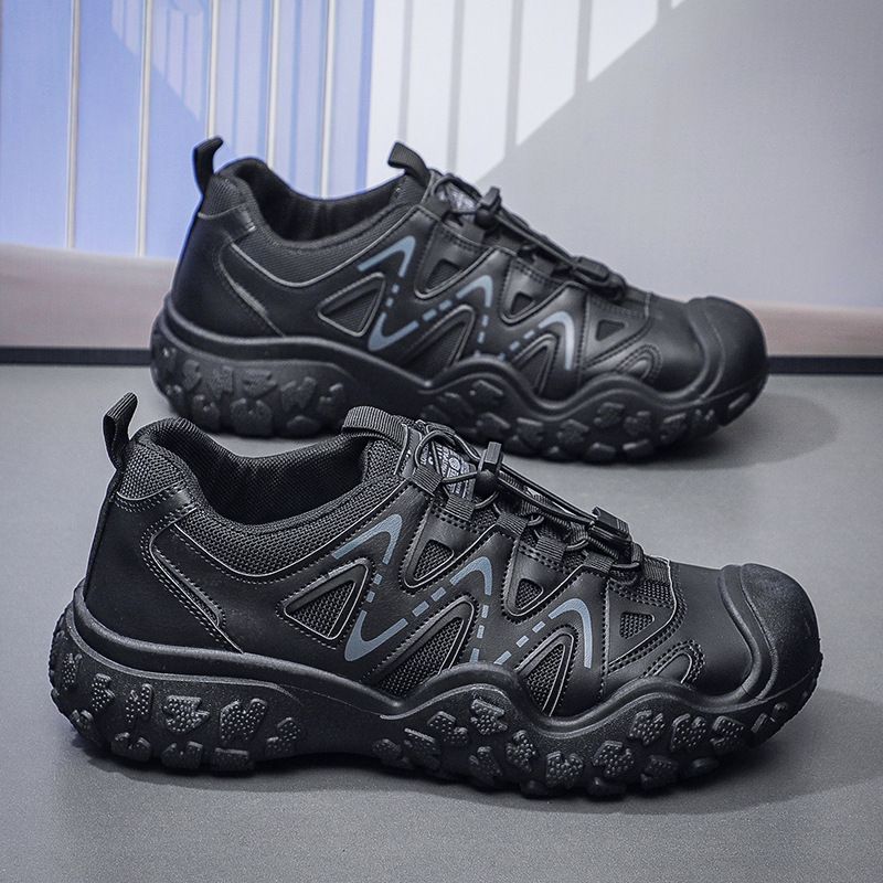2024 autumn new men's shoes Korean version of fashion shoes Pop shoes casual shoes outdoor mountaineering men's sports shoes 0751