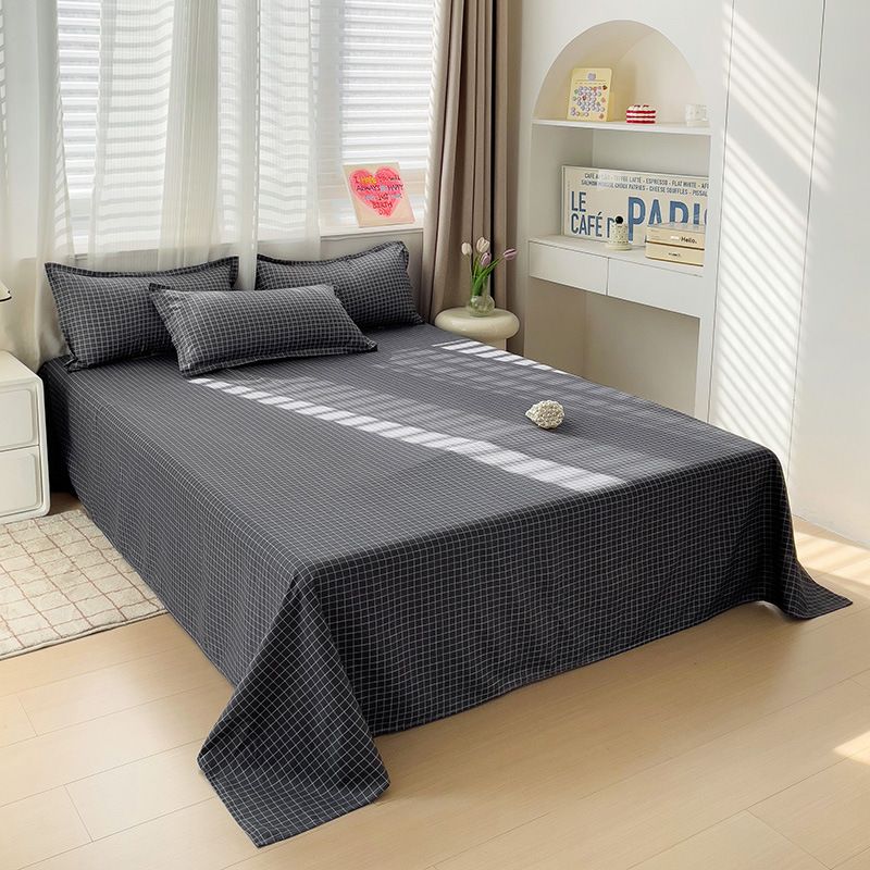 120*230cm ,150*230cm ,180*230cm,220*230cm ,230*250cm Washed cotton brushed bed sheets pillow cases CRRSHOP free shipping Bed cover pillowcase 48 * 74cm