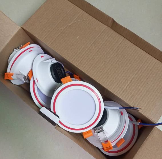 10PCS 7W Indoor Lighting Round LED Ceiling Lamp Down Lights Panel Light Spotlight Recessed LED Downlight