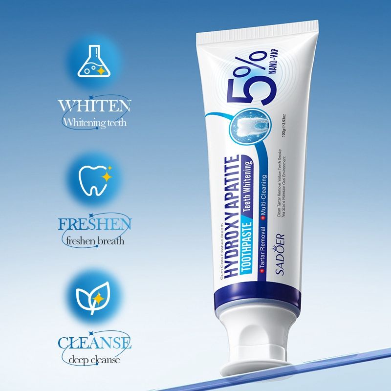 SADOER Hydroxyapatite Toothpaste Whitening Toothpaste Cleaning Gum Protection Toothpaste