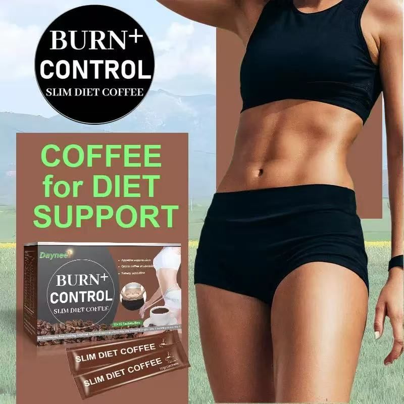 Private Label Fast Burn Control Coffee Body Shaped Skinny Flat Tummy Detox Diet Coffee Products for Slim Minceur Perte De Poids
