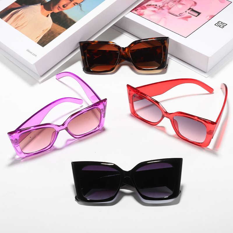 6809 Classic Designer Flat Top Sunglasses Square Shield Eyewear for Male Female Oversize Vintage Men Sunglasses Women Fashion Glasses