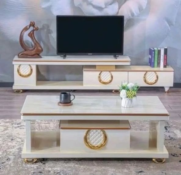 MDF+Glass+Hardware Glass top MDF center table coffee table-711 /TV711

