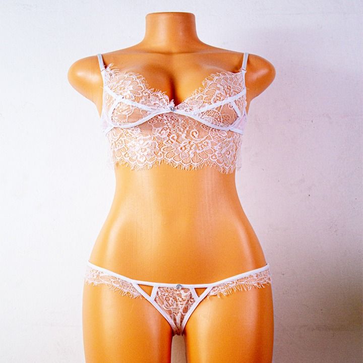 Women Bride Lingerie Ladies Sexy Panty And Bra Sets