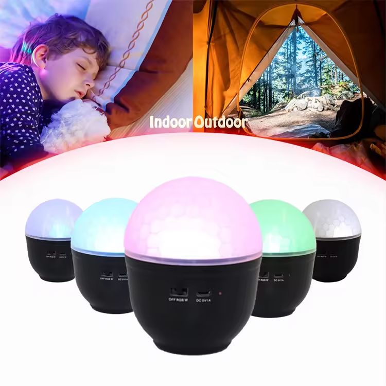 AUNONT Sound Activated Party Lights with Remote Control Dj Lighting Crystal Disco Ball Party Lights