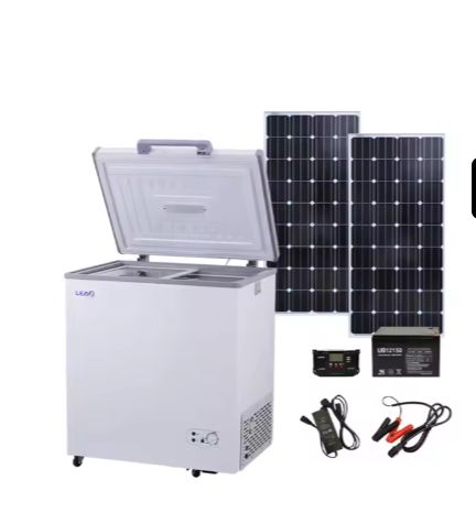 Ultra Low Power Consumption AC/DC Solar Energy Deep Chest Freezer Refrigerator Energy Saving Freezer Solar Energy Freezer