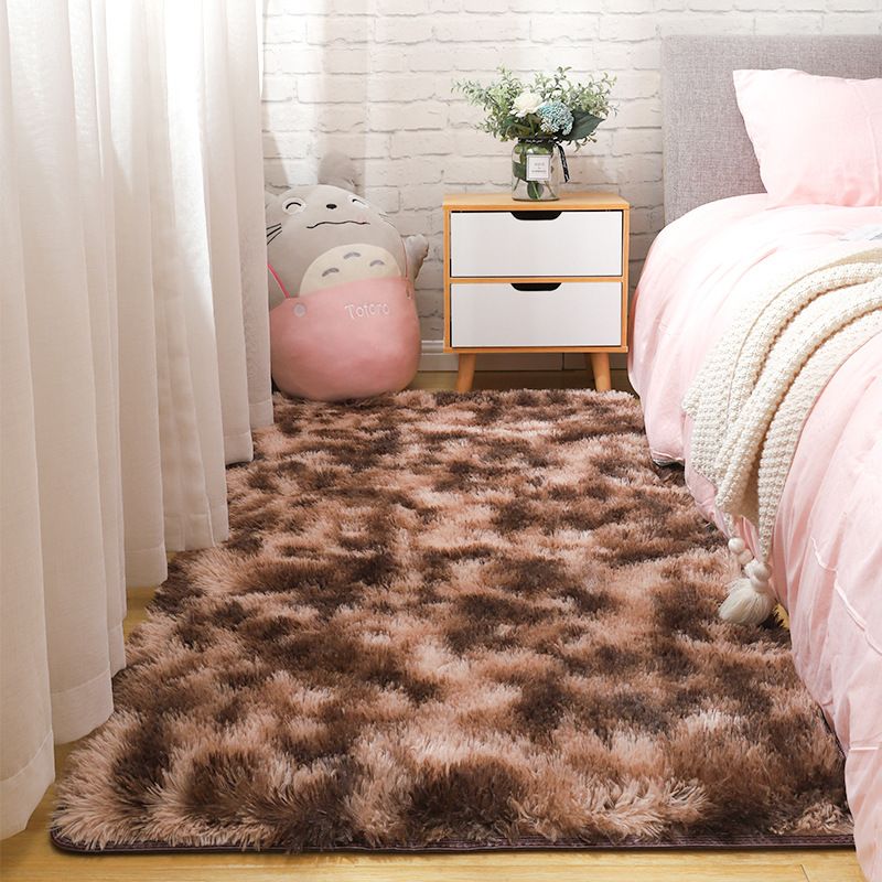Tie dye silk wool carpet ，Large size plush carpet ，Silk wool carpet 40*200cm,50*200cm,60*200cm,80*200cm,200*300cm Living room sofa blanket，Bedside blanket in the bedroom floor mat