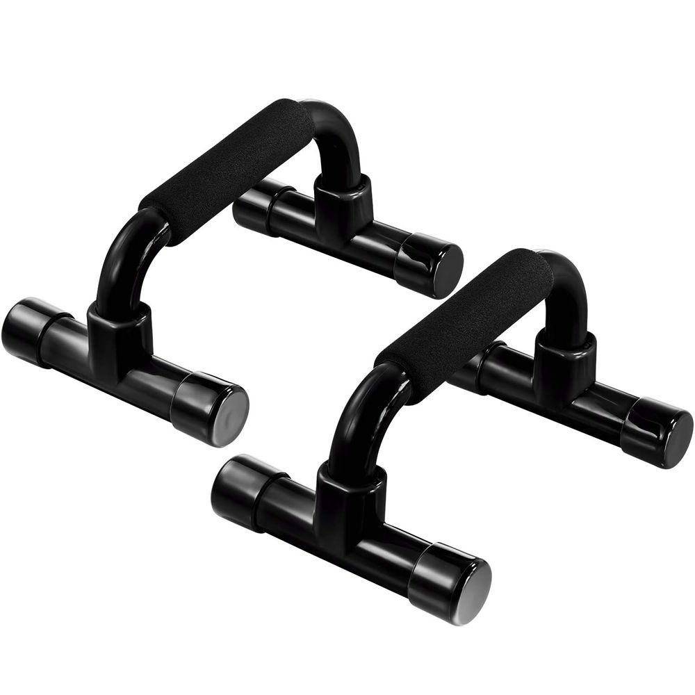 Push Up Bars - Home Workout Equipment Pushup Handle With Cushioned Foam Grip and Non-Slip Sturdy Structure for Floor - Great Body Strength Workouts for Men Women
