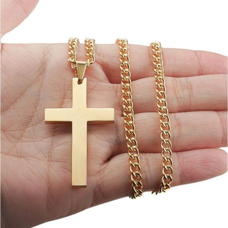 Necklace free shipping New minimalist cross necklace pendant accessory with chain CRRSHOP Cross pendant necklace pendant chain 