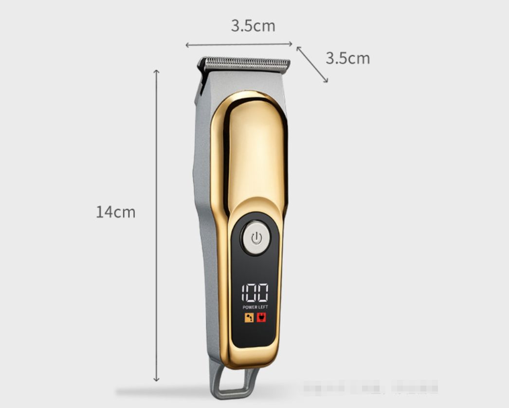 Hair Cutting Tools New Oil Head Electric Hair Clipper Digital Display Electric Push Clipper Professional Portable Mini Hair Clipper Carving Hair Clipper