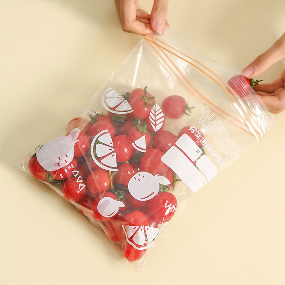 FT168818 Freezer Bag For Fruits And Vegetables Thick And Leakproof Ziplock Bag Food Storage Freezer Slider Bags Sandwich Storage Bag
