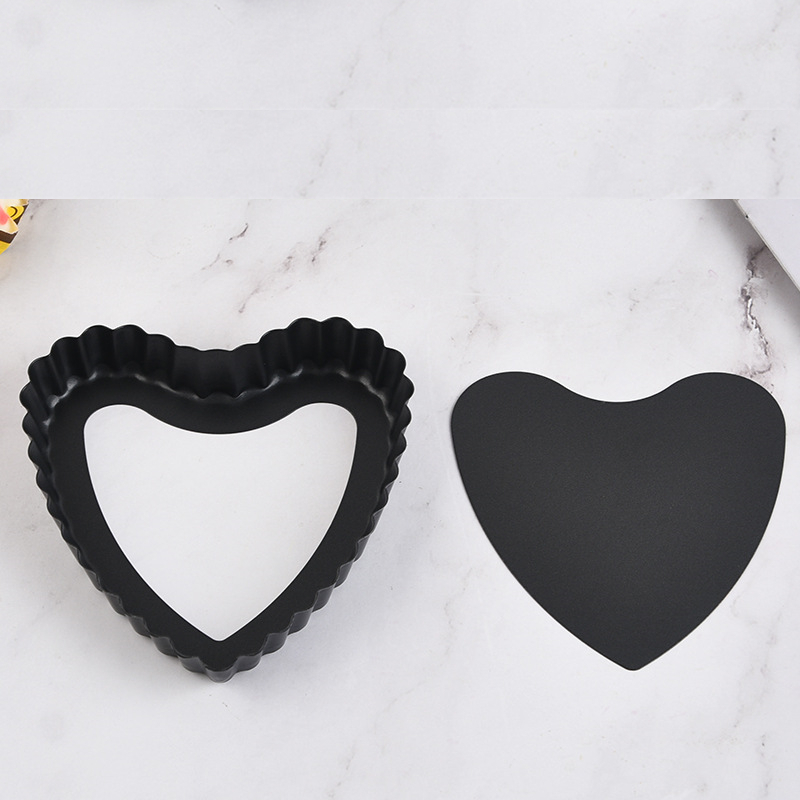 4.5 inch Plain Heart Shaped Cake Mold Pan Can Loose Chassis Design