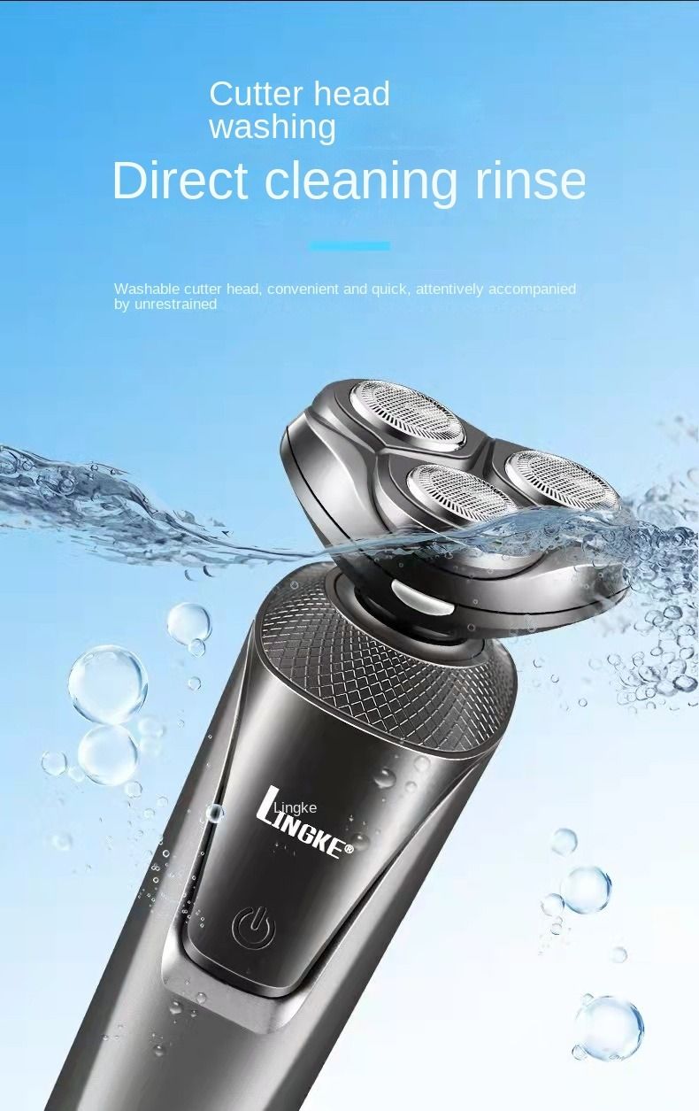 8806 dual-color optional stand-alone three-in-one shaver USB rechargeable shaving razor