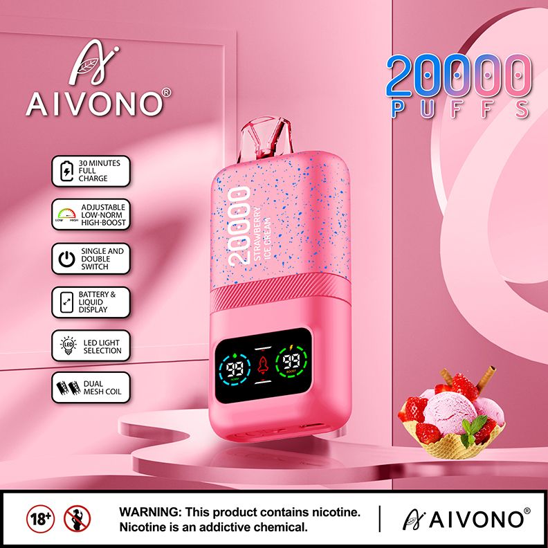 10 pcs 20K Vape-20000 puffs Vape Disposable e-cigarette Puffs 5% or 2% 20000 puffs Cool Mint OEM 600~25K PUFFS Watermelon ice 