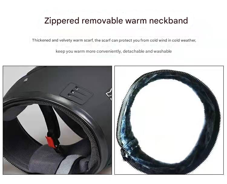 Motorcycle electric vehicle commuter helmet adult men and women motorcycle riding helmet full helmet