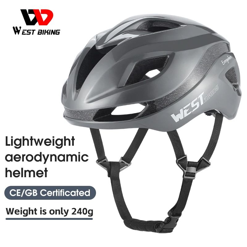 YP0708114 WEST BIKING Aerodynamics Cycling Helmet Lightweight Integrated Professional Road Bike Helmet CE/GB Dual Certified Safety Helmets