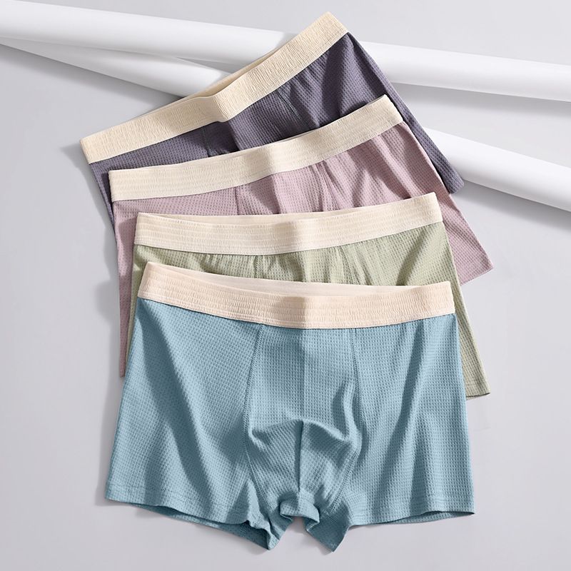 825 Men's Autumn and Winter New Simple Cotton Underwear Breathable Loose Underwear