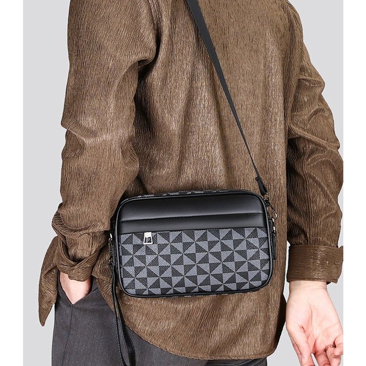 2025 New Men's Crossbody Bag, Mini Small Backpack, Fashion Minimalist Phone Bag, Casual Single-Shoulder Bag, Portable Clutch Bag for Men