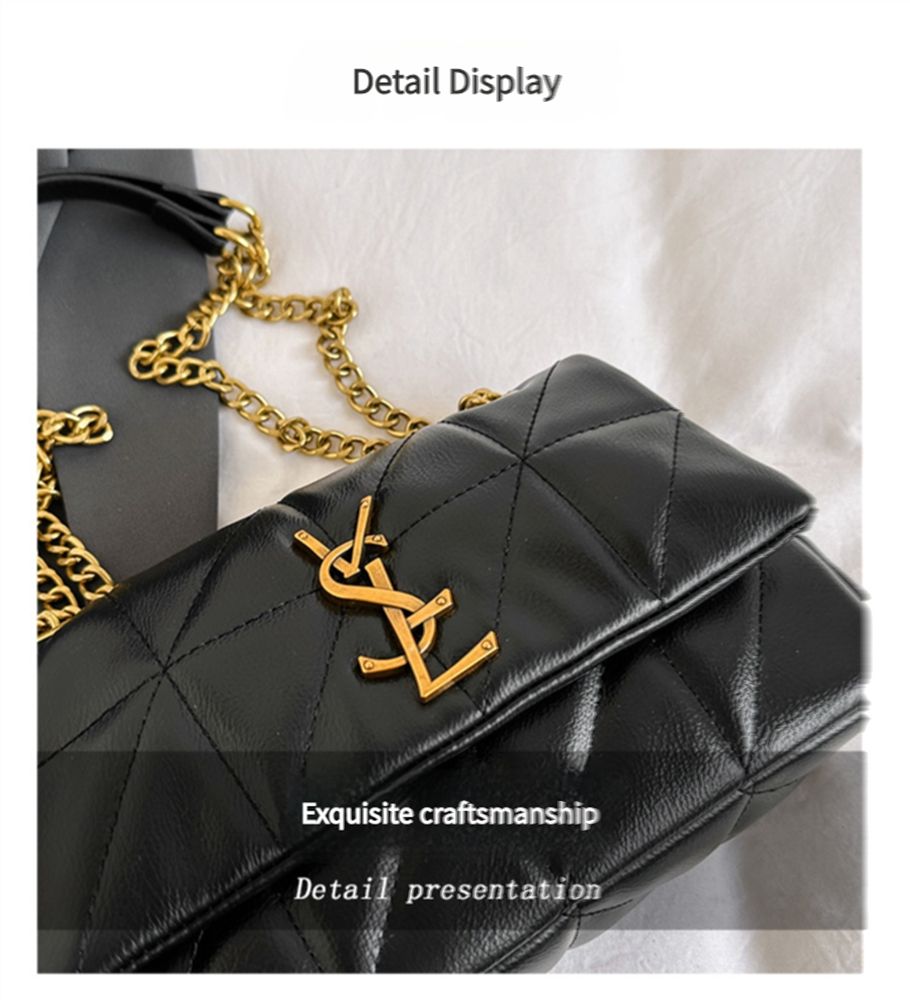 Bag Women's 2025 Spring/Summer New Style High end Ling Ge Bag Small Fragrant Texture Chain Bag Single Shoulder Diagonal Span Bag Trendy