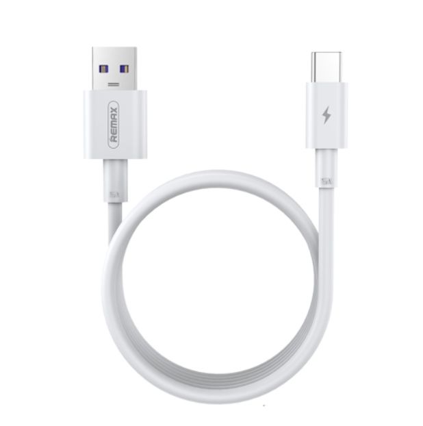 Remax Fast Charging and Data Cable Type-C Model: RC-175A - 1M Long and Fast USB Data Transfer and Charging