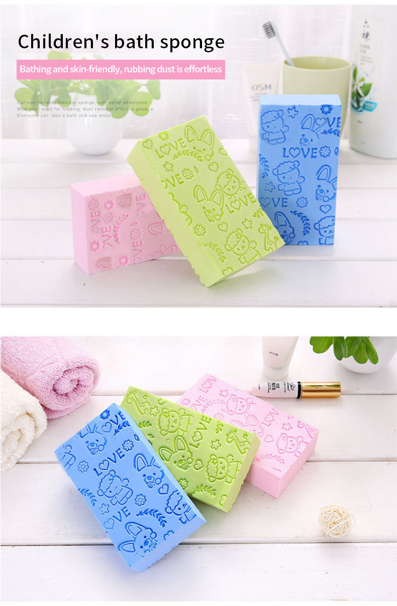 Ultra Soft Exfoliating Sponge Shower Brush, Moisturizer and Exfoliating Body Sponge for Shower, Spa Cellulite Massager Dead Skin Sponge Remover for Body