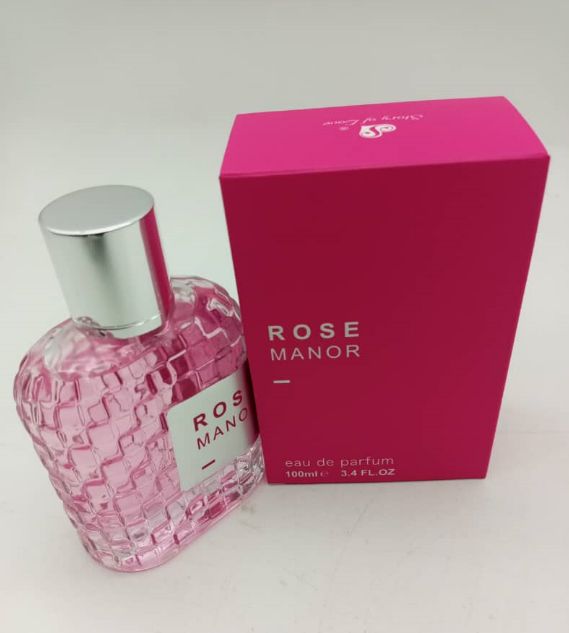 Rose Manor Perfect quality New design polygon shape 100ml Luxury perfume bottles