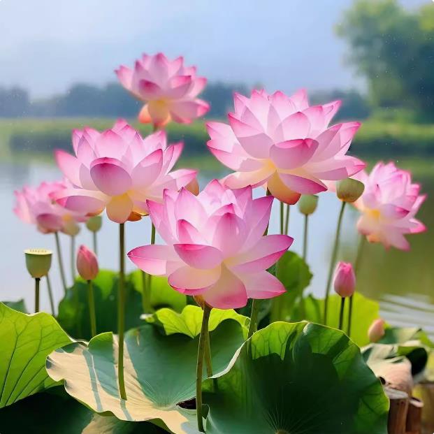 Lotus Water Lily Seed 20Pcs Indoor Live Plants Pots Bonsai Lotus Flower Seeds