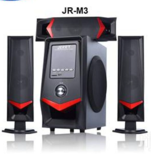 Jerry Power JR-M3 Multimedia Home Theatre System - 3.1Ch Black/Red + Pen Drive