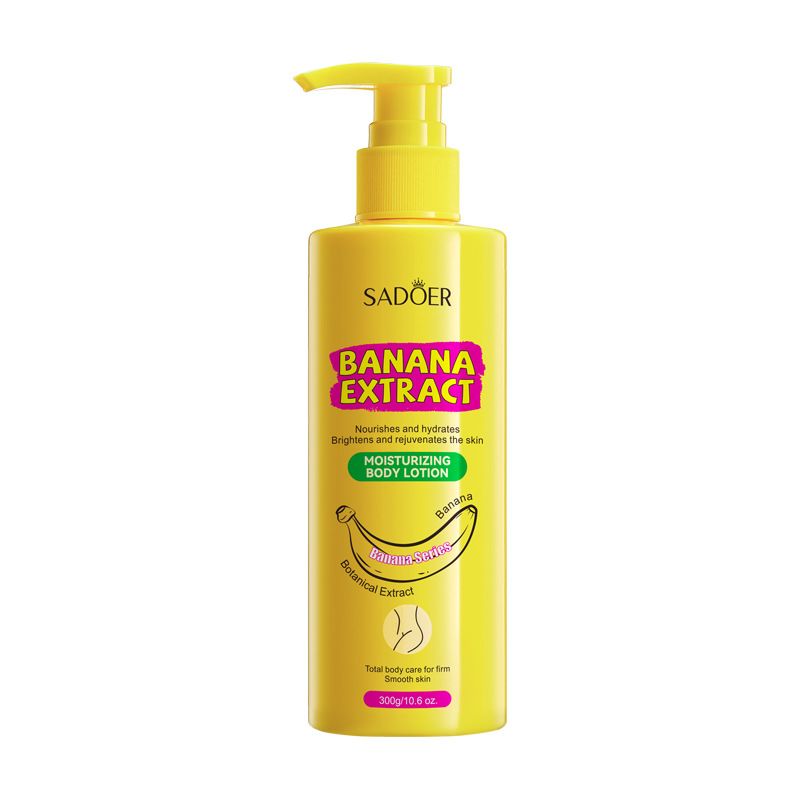 【2 bottles: 98GHS (49GHS/bottle); 5 bottles: 210GHS (42HS/bottle)】SADOER Banana Nourishing Body Lotion