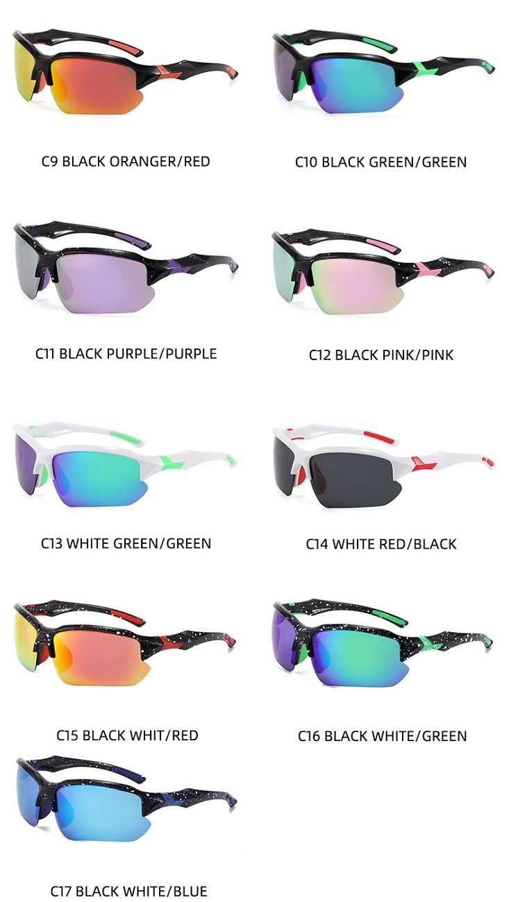 Polarized Fishing Sunglasses, Lightweight UV Protection Outdoor Sports Sunglasses for Cycling, Hiking, Running, Men Women Polarized Sunglasses
